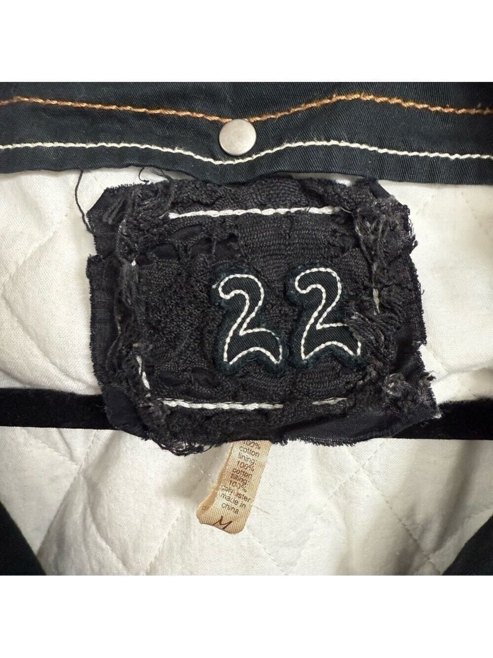 22 Women’s Navy Blue Rain Utility Jacket. Size M - Picture 7 of 7